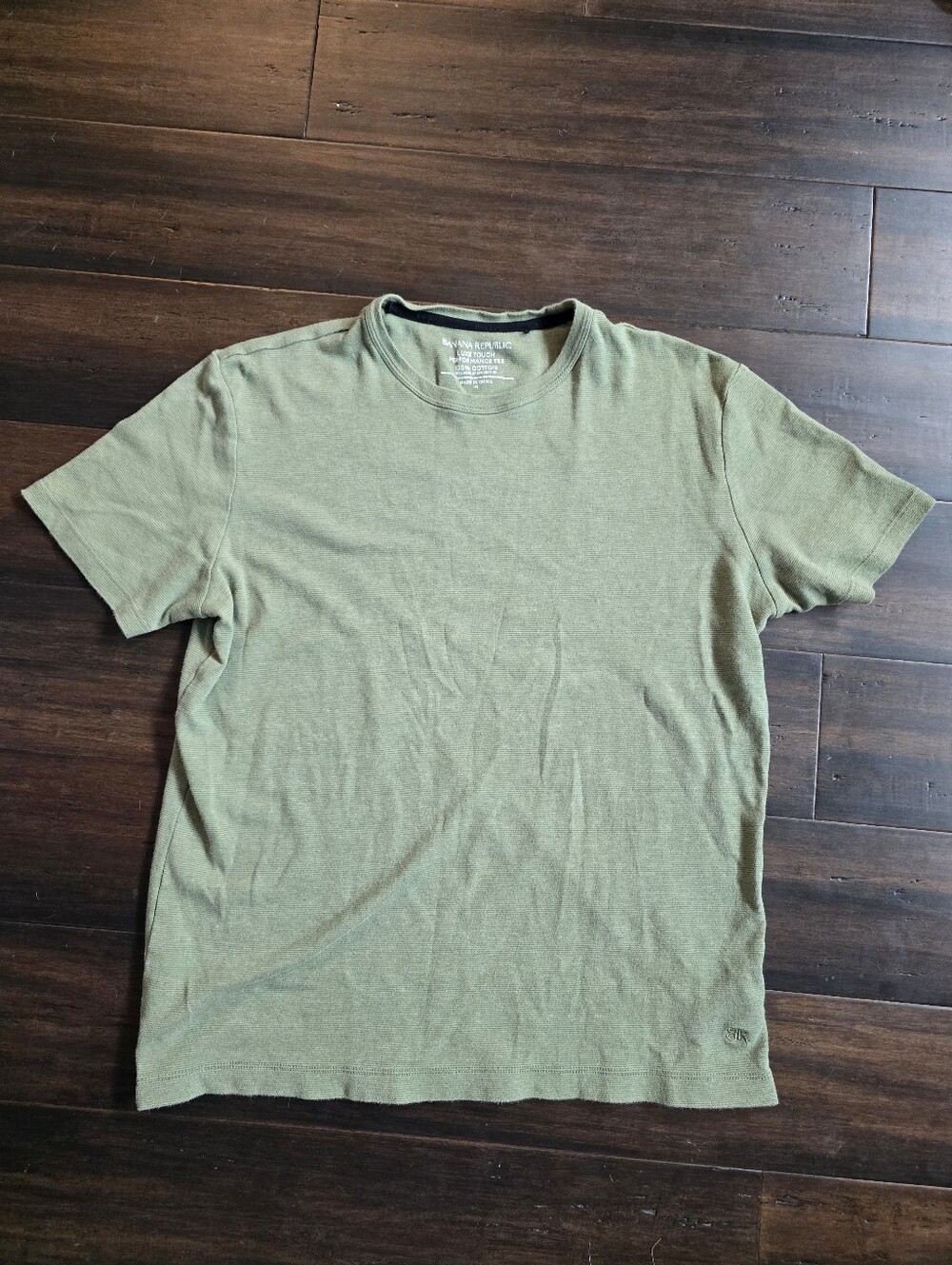 Banana Republic Luxe Touch Olive Tee